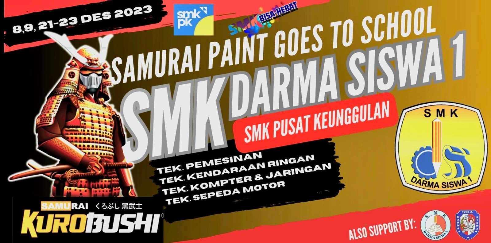 You are currently viewing SAMURAI PAINT GOES TO SMK DARMA SISWA 1